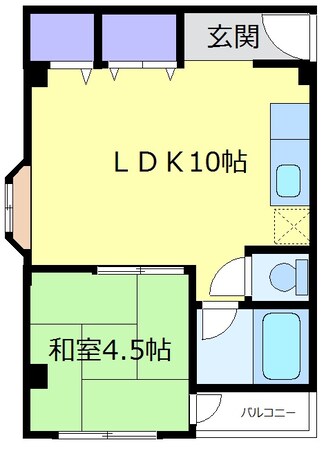 ラフィーネ2号館の物件間取画像